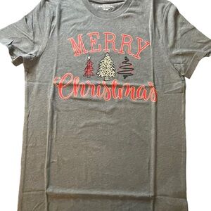 Gray Merry Christmas T-Shirt